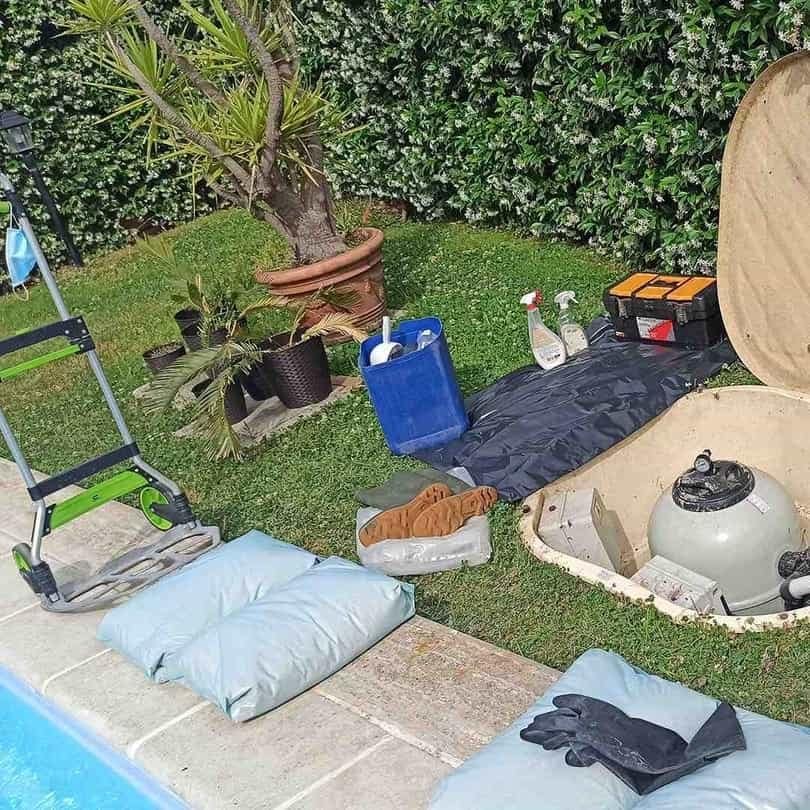 Sabbia Filtro Piscina Sostituzione