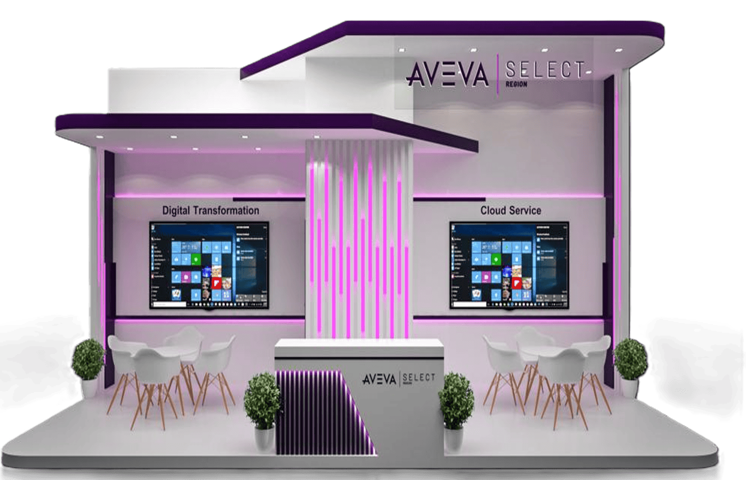 Aveva SG exhibition stand at World Utilities Congress