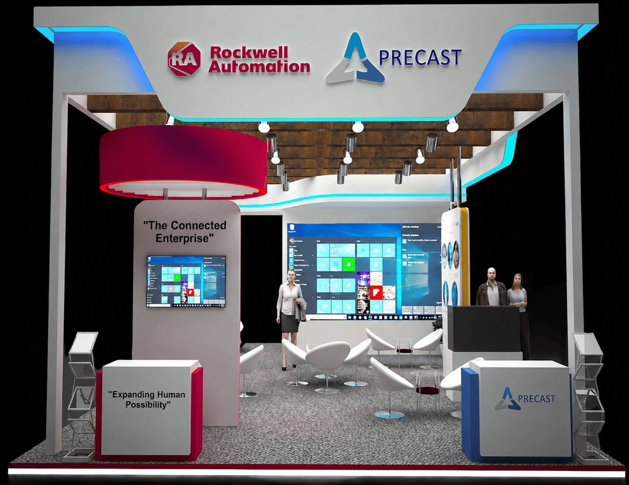 Rockwell Automation exhibition stand at GITEX Global