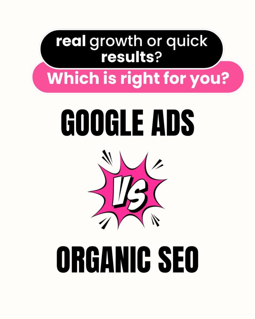 seo vs google ads