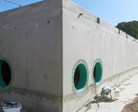 Invercannie Water Treatment Works Overflow Chamber