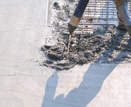 Concrete placement - waiting for concrete to dry