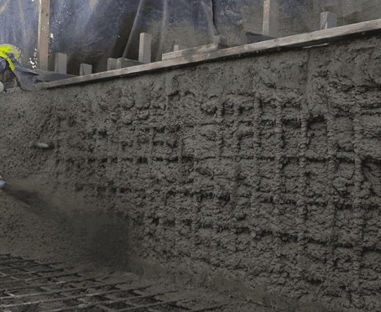 Sprayed concrete and shotcrete