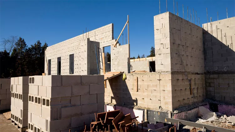 Building a cinder block house  Block home builders in Chicago IL