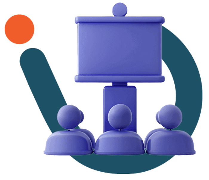 A diagram meeting management system in Mazaya Board, showing attendance recording, meeting minutes.