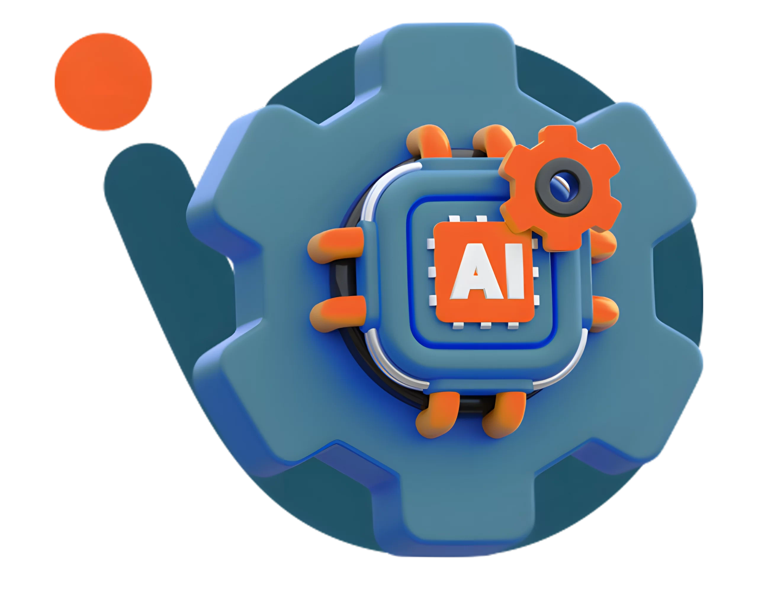 Mazaya integrated software company logo with a gear featuring 