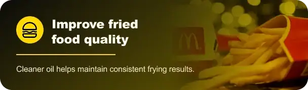Improve fried food quality