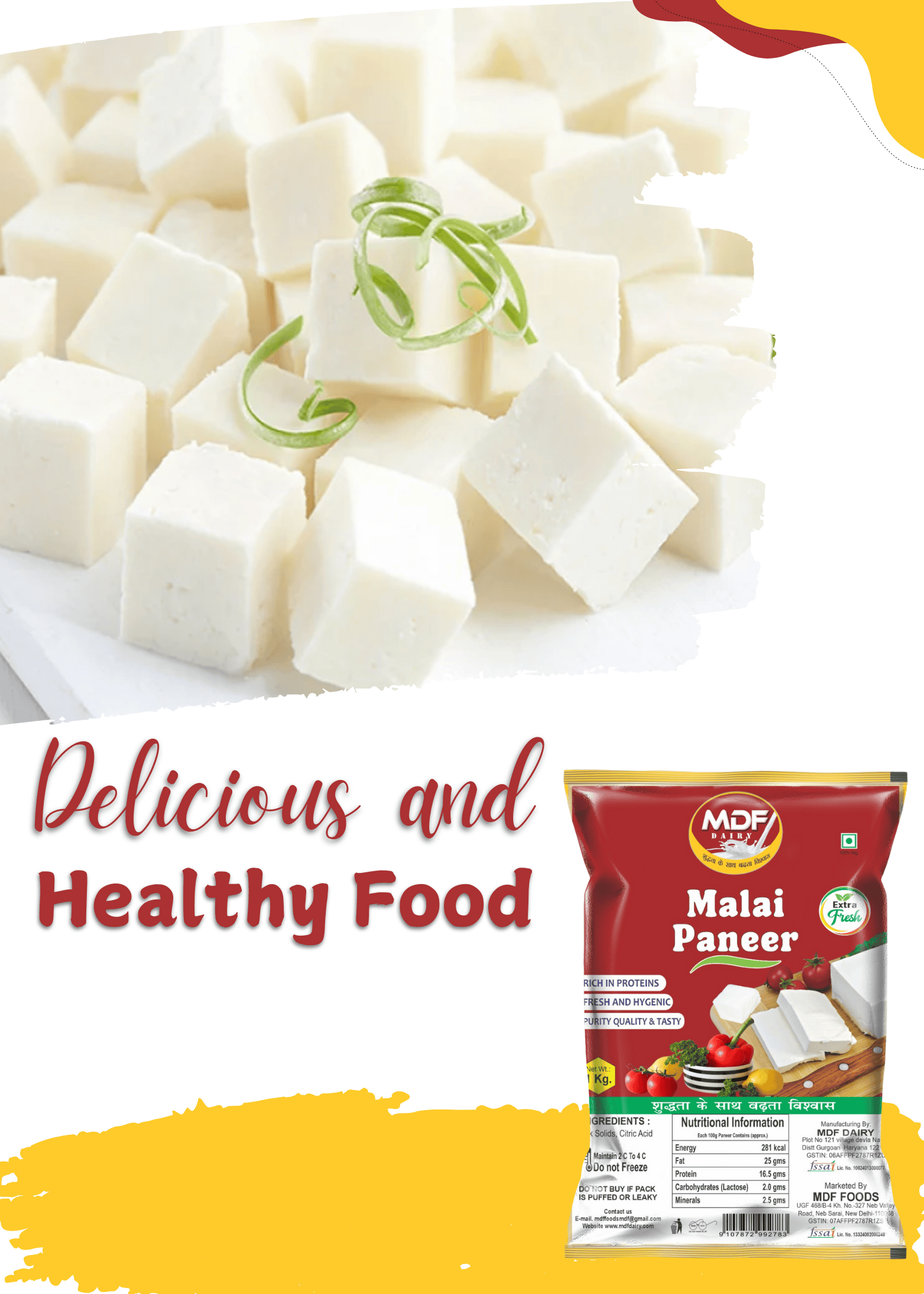 MDF Dairy Malai Paneer