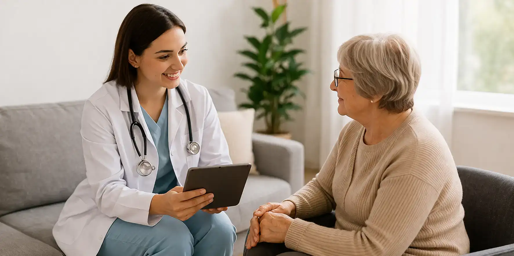 Geriatra a domicilio en Santiago - atención médica para adultos mayores en casa