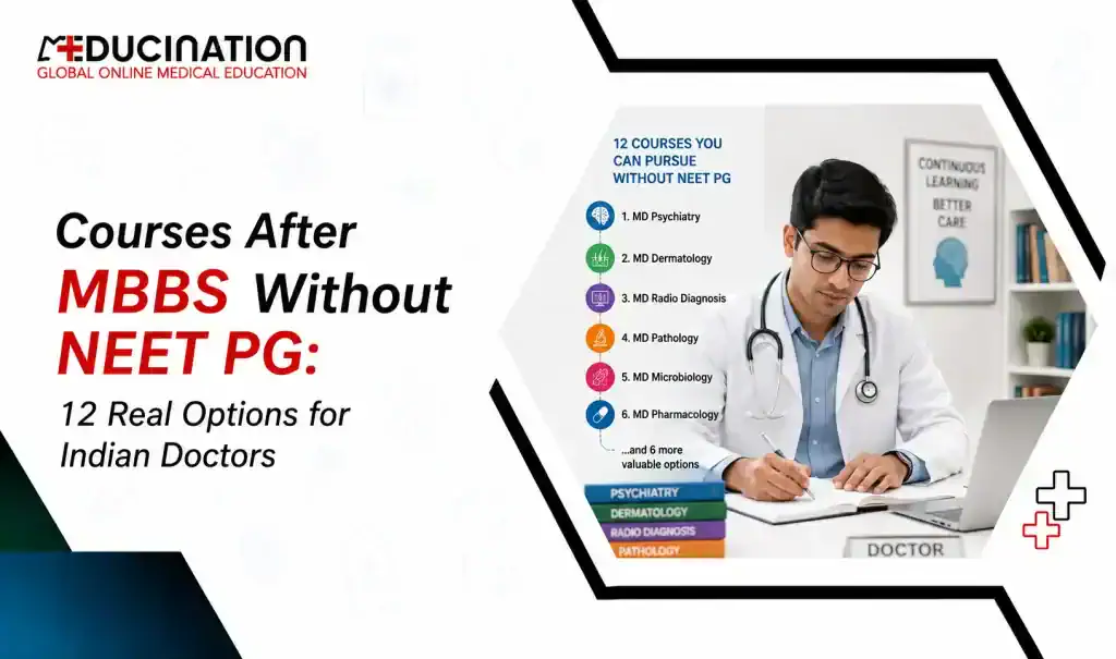 Courses After MBBS Without NEET PG: 12 Real Options for Indian Doctors