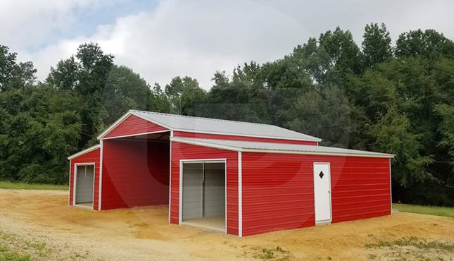48x36 Step Down Roof Barn