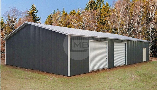 40x60 Clear Span Commercial Garage