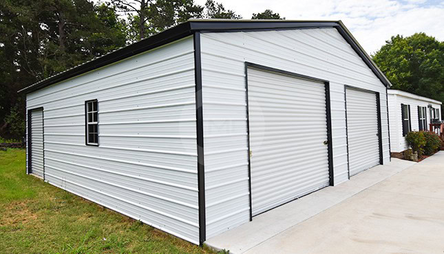 30x31 Vertical Roof Garage