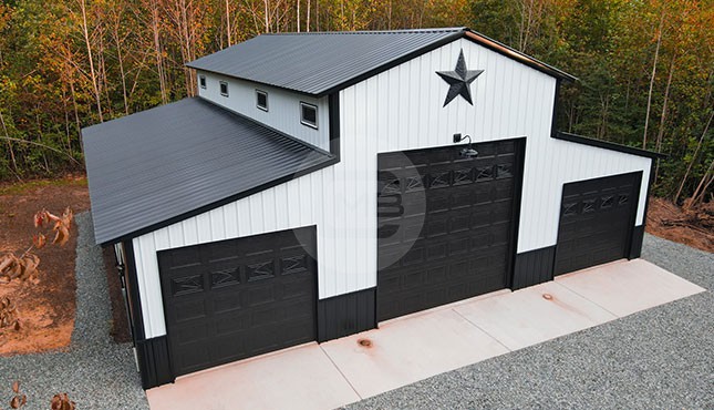 42x41 Custom Drop Down Barn