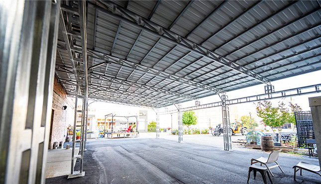 35x70x16 Monoslope Shelter