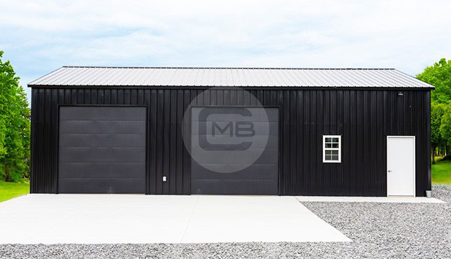 30x46x12 Two Car Garage