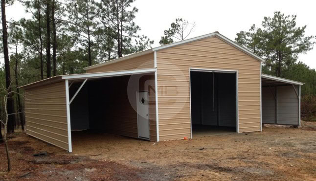 42×21 Raised Center Barn