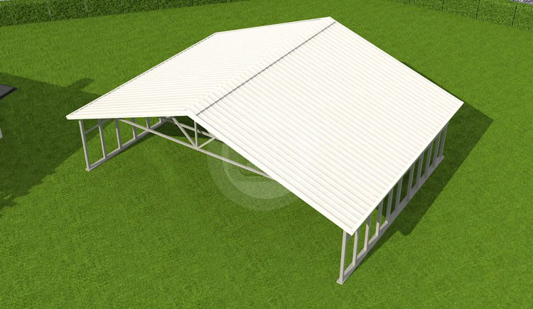 40×31 – Custom Metal Shed