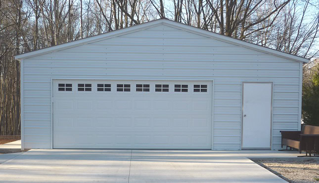 28×26 Vertical Roof Garage