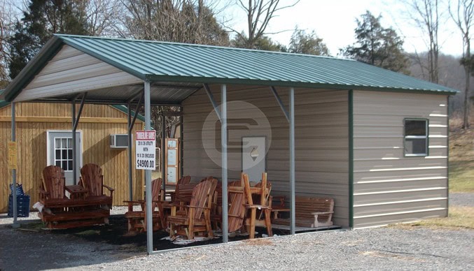 18×31 Utility Carport