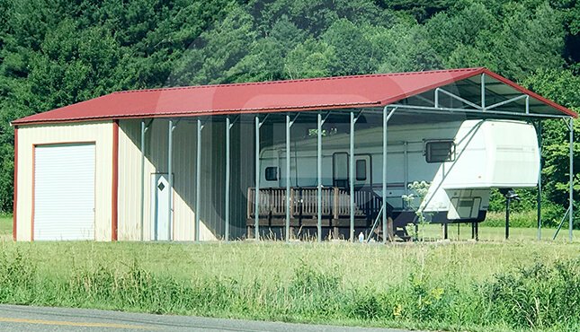 30×51 RV Shelter with Utility