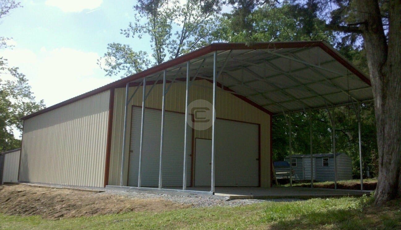 30×51 Workshop/Garage with Roof Extension