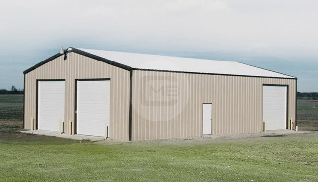 26×48 Vertical Roof  Metal Garage