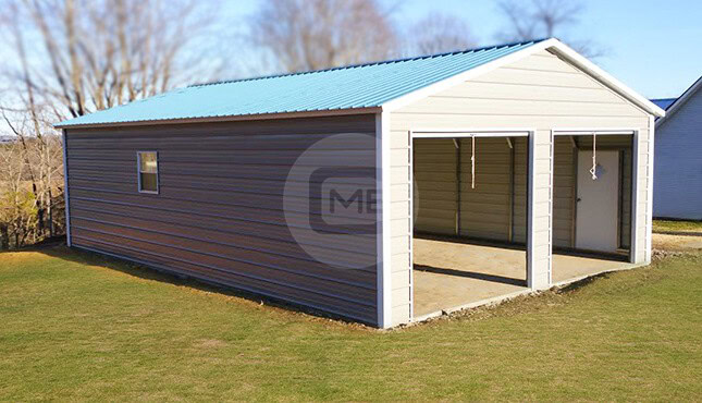 24×50 Prefab Metal Garage