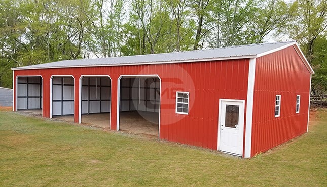 30x70 Insulated Side Entry Garage