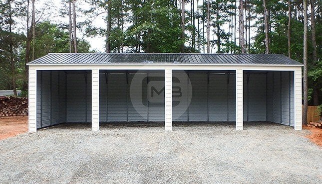 20×50 Four Car Garage