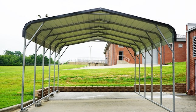 18×26 Regular Roof Steel Carport