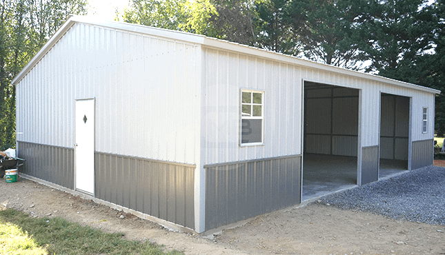 28×41 Side Entry Metal Garage