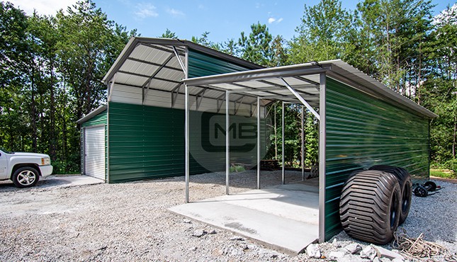 42×36 Vertical Roof Step Down Barn