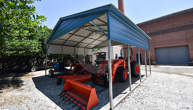 24×21 Vertical Roof Carport