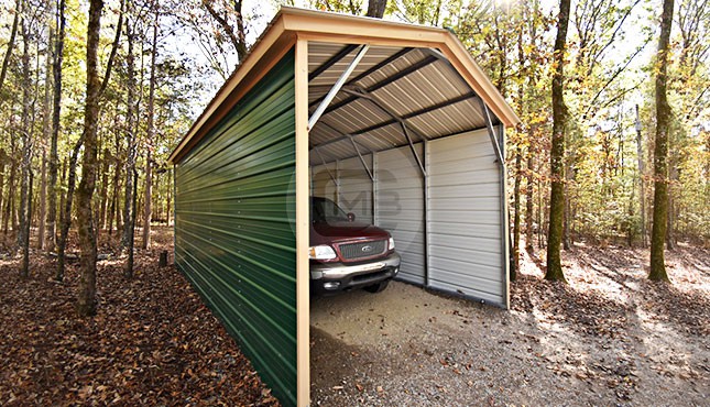 12×26 Metal Boat Carport