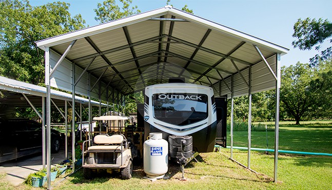 20x41x12 Steel RV Cover