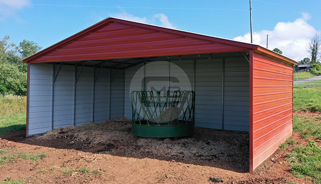 30x21x10 Metal Farm Building