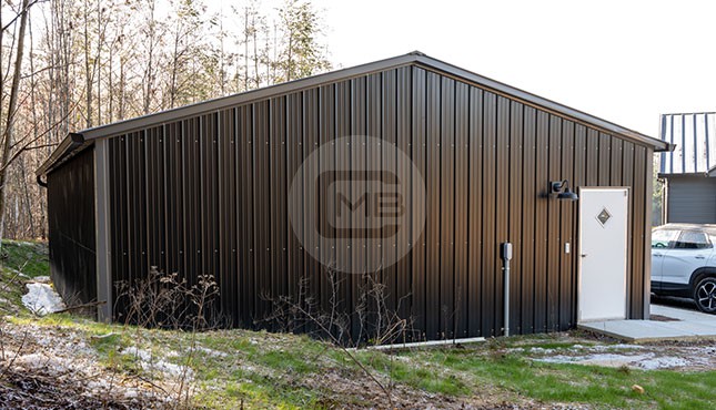 28x41x9 Custom Vertical Garage