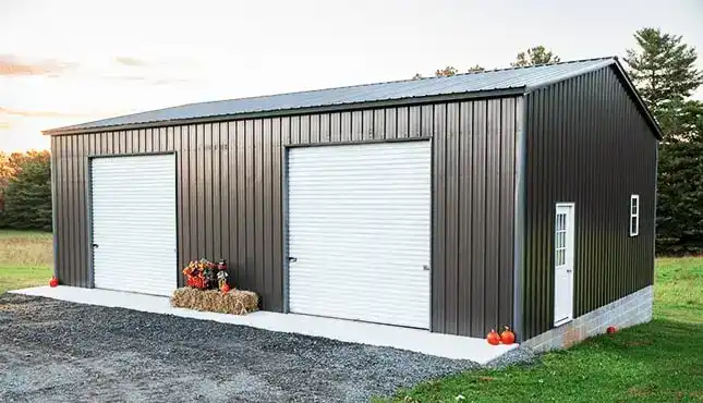 30x41x12 Side Entry Metal Garage