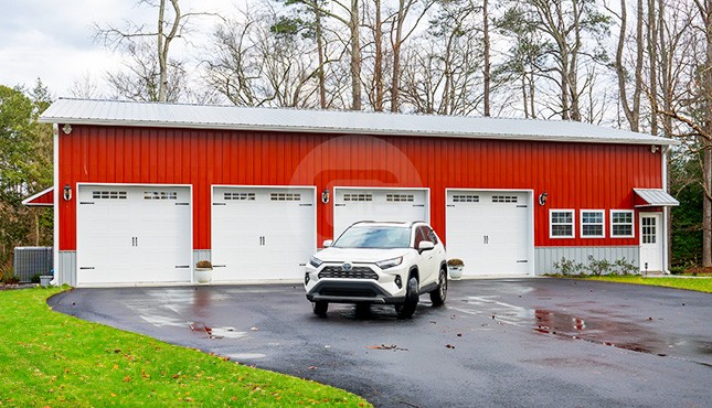 42x65x14 Metal Garage Workshop