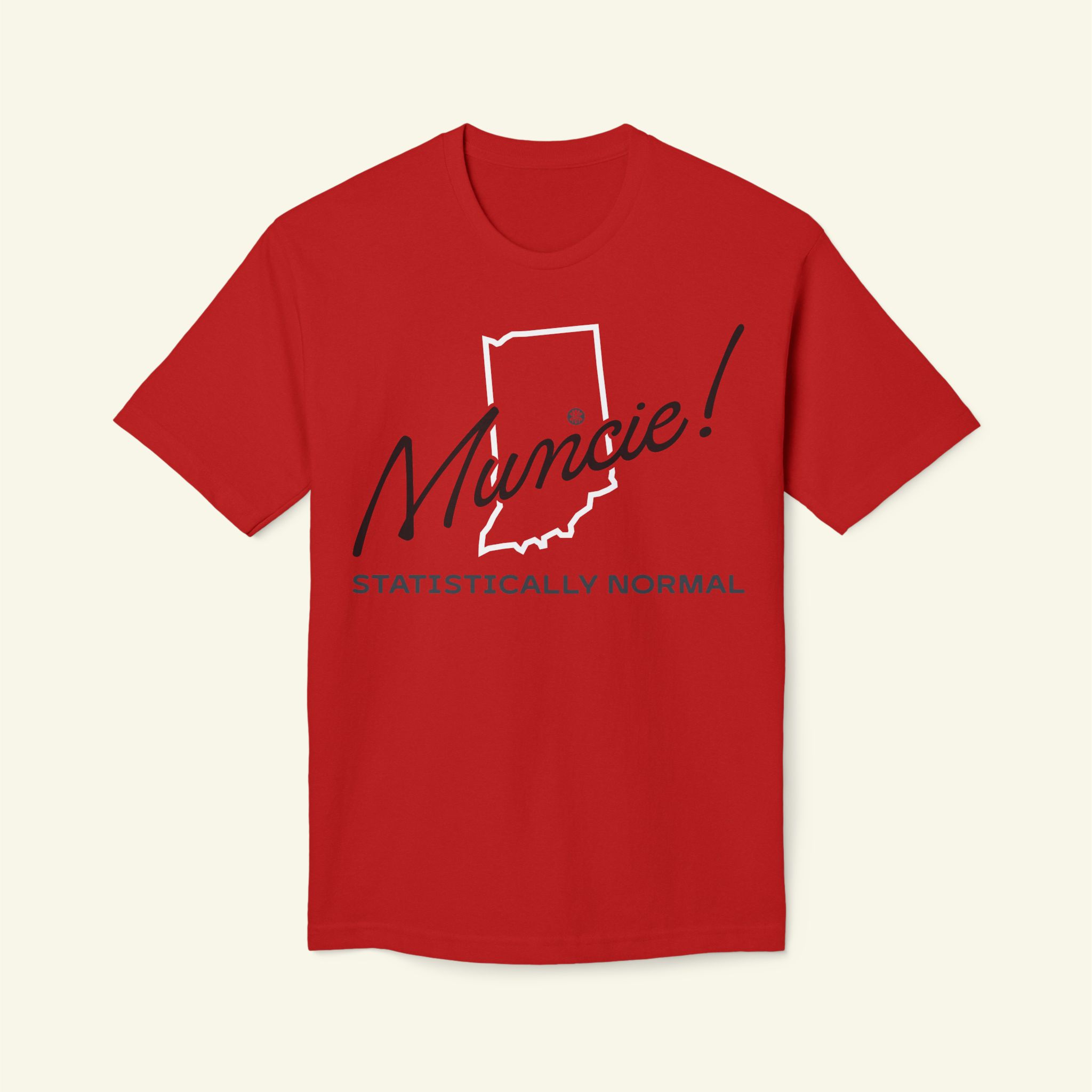 Muncie Indiana Shirt – Statistically Normal T-Shirt (Classic Midwest Humor Tee)