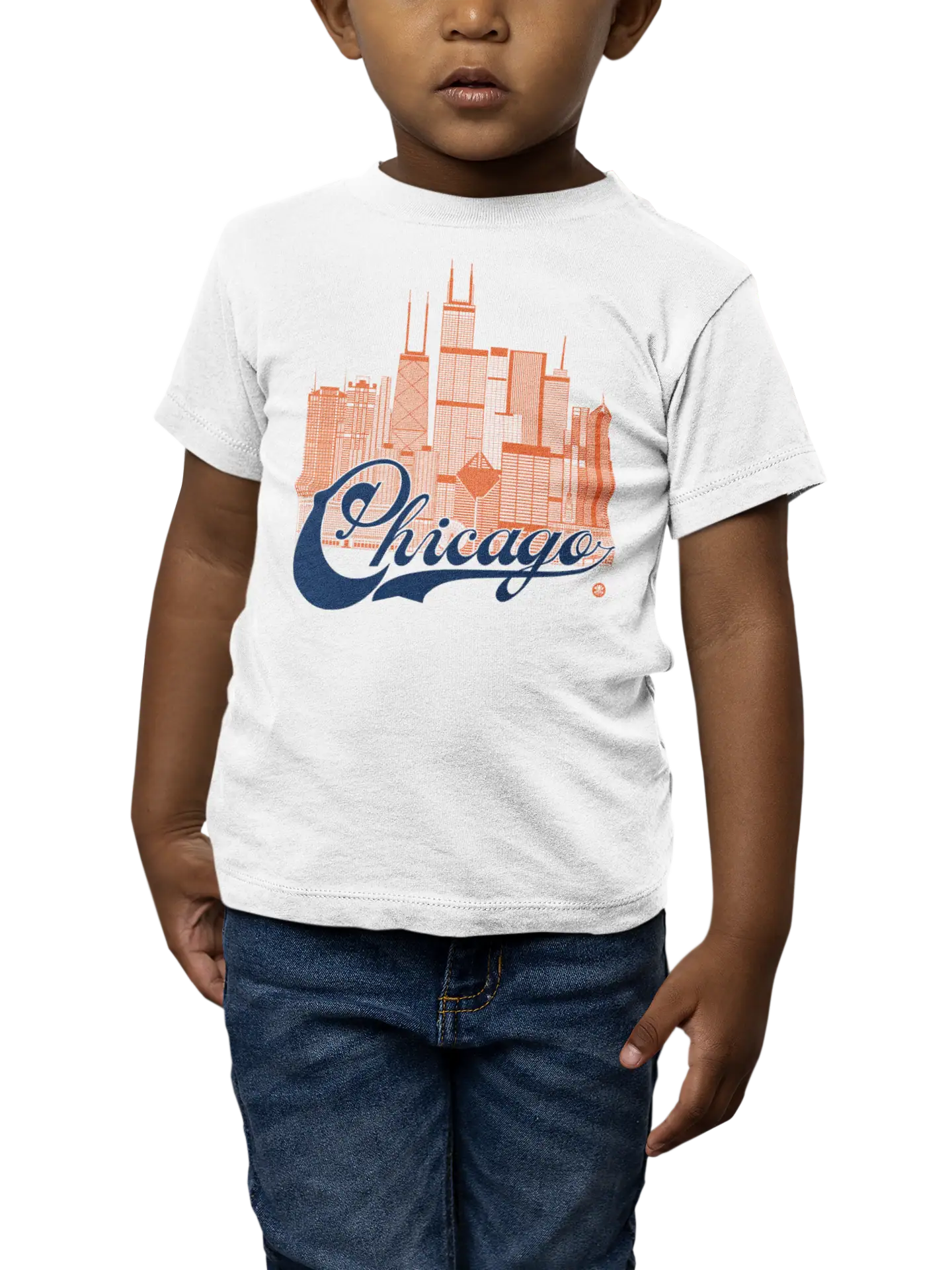 Chicago Skyline Toddler T-Shirt – Campus Pride Edition | Campus Colors Tee