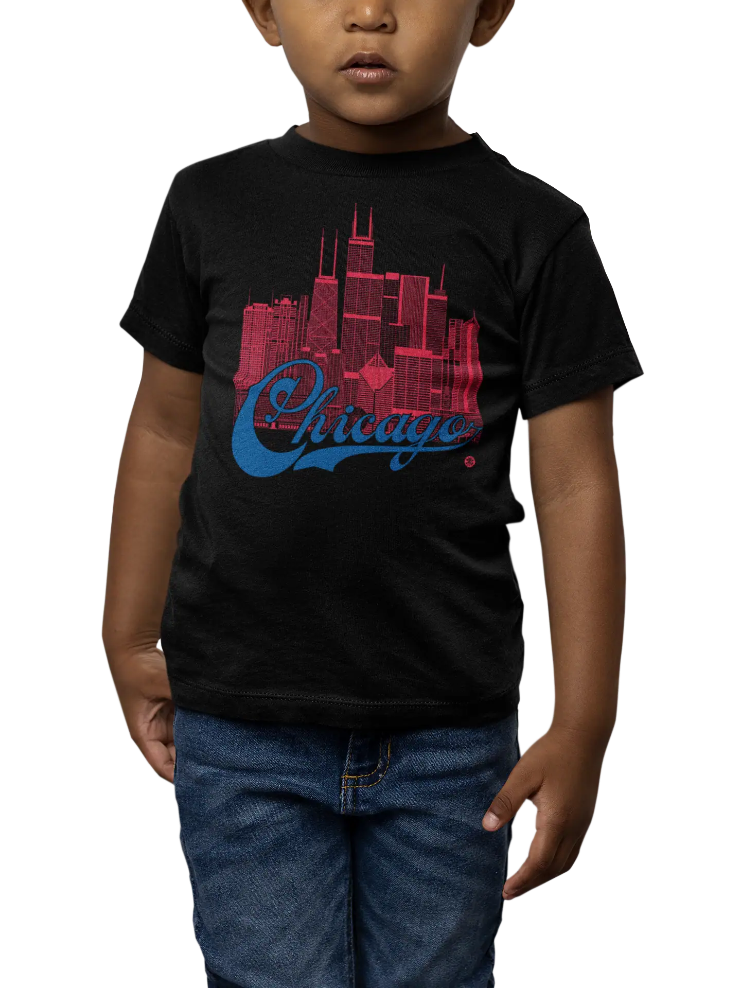Chicago Skyline Toddler T-Shirt – Campus Pride Edition | Campus Colors Tee