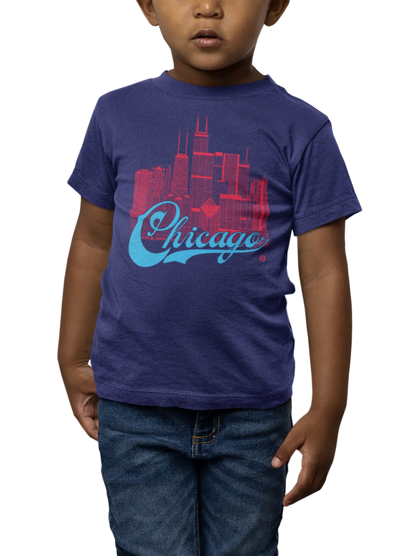 Chicago Skyline Toddler T-Shirt – Campus Pride Edition | Campus Colors Tee
