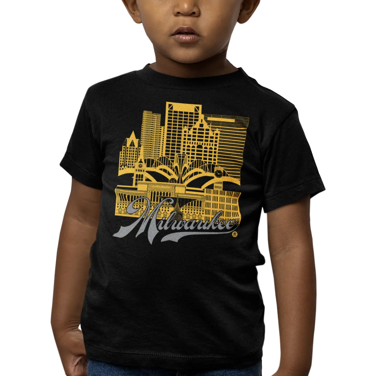Milwaukee Skyline Toddler T-Shirt – Campus Pride Edition | Campus Colors Tee