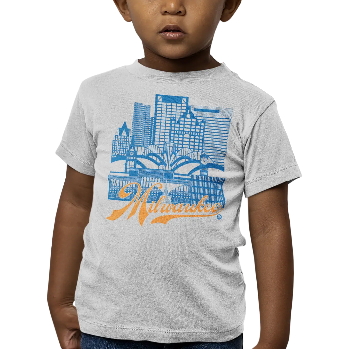 Milwaukee Skyline Toddler T-Shirt – Campus Pride Edition | Campus Colors Tee