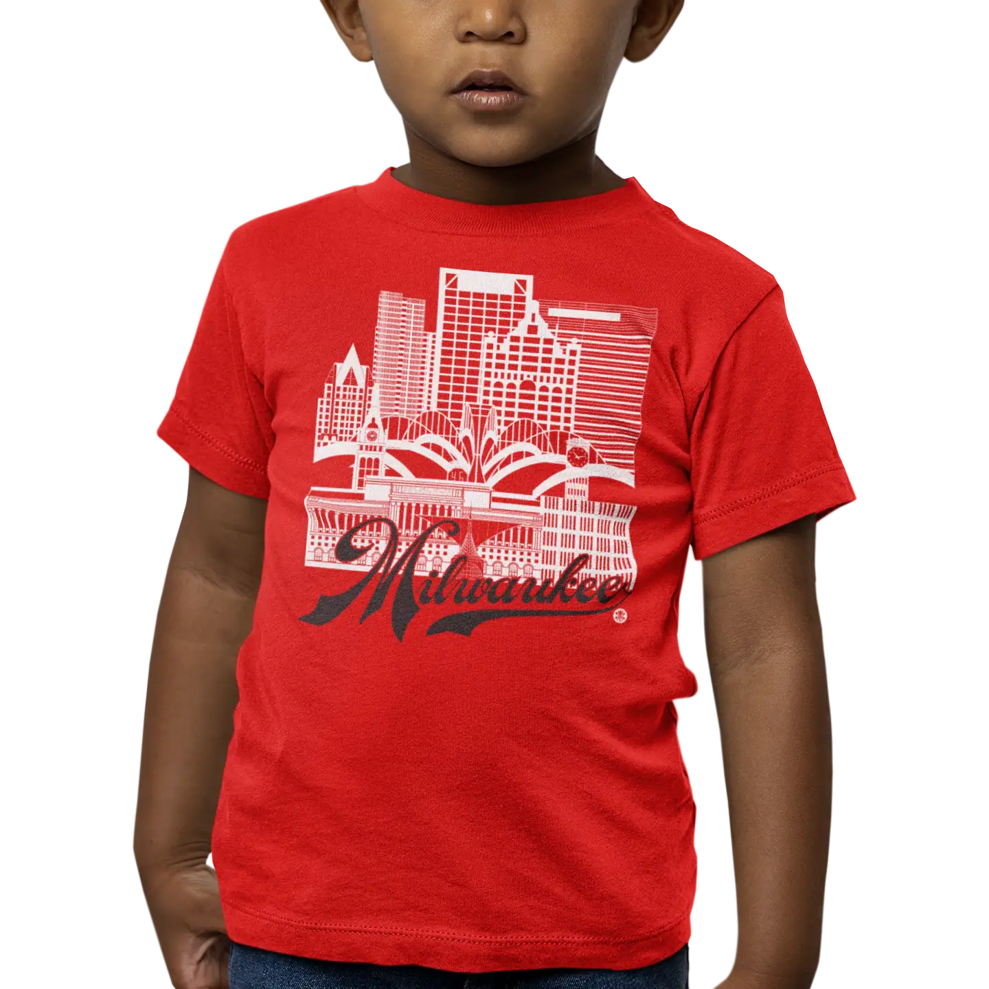Milwaukee Skyline Toddler T-Shirt – Campus Pride Edition | Campus Colors Tee