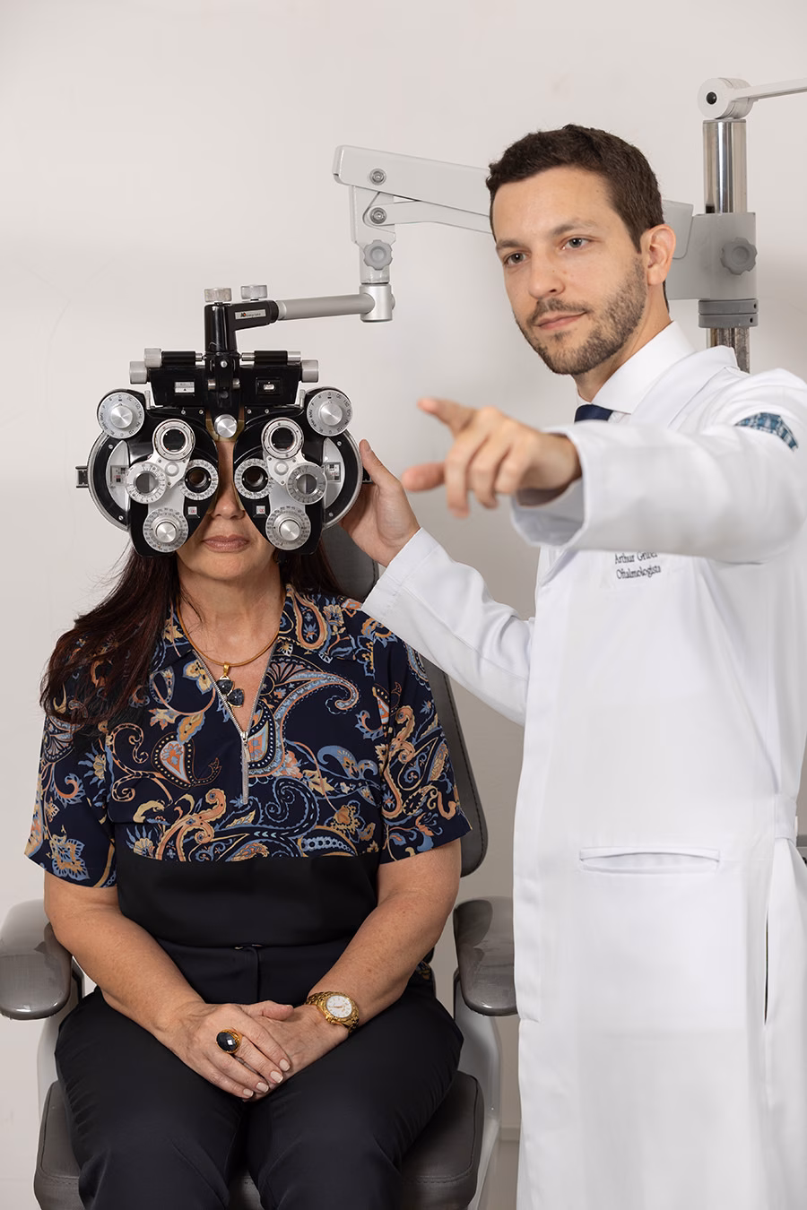 Fotografia corporativa médica em atendimento no consultório em BH