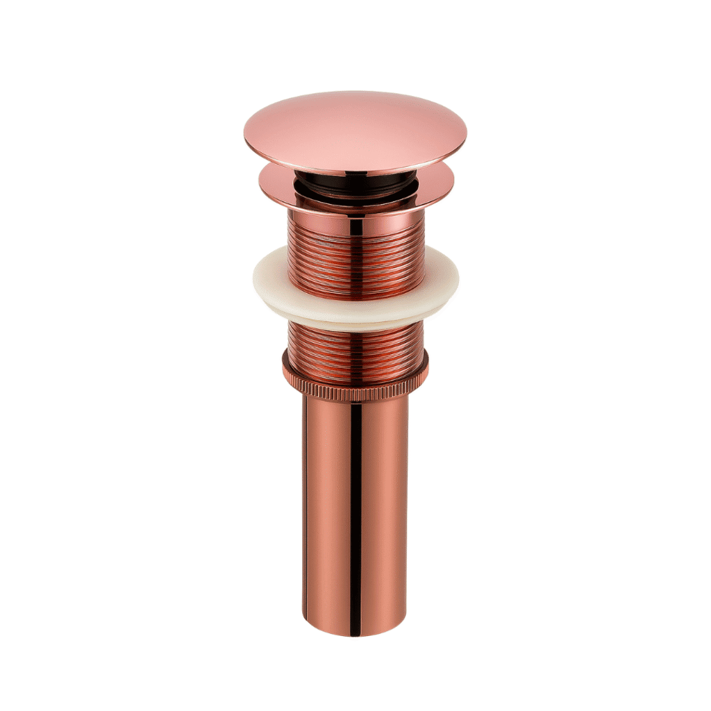 Desagüe Push Oro Rosa para Lavamanos | Glamour Moderno y Elegante