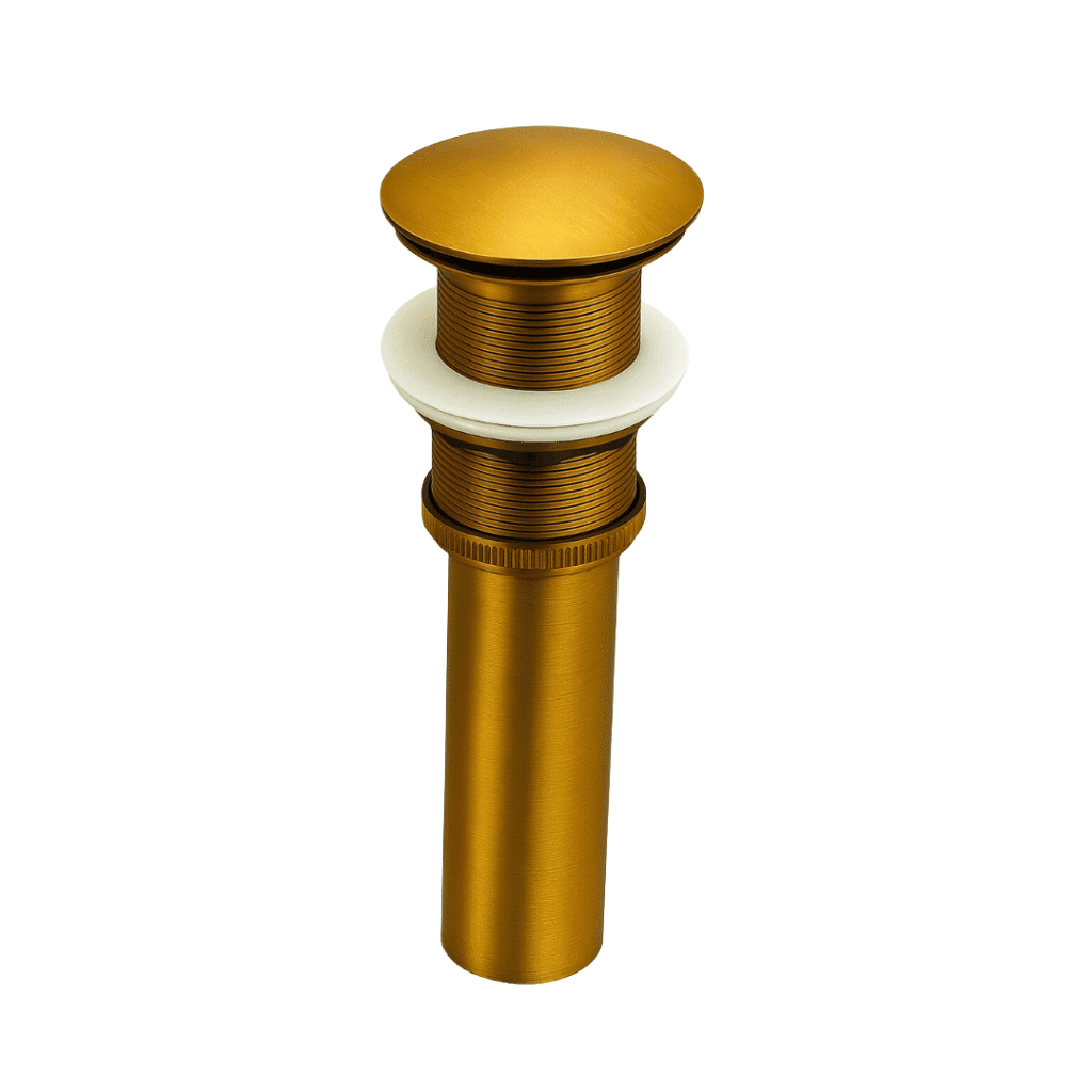Desagüe Push Bronce para Lavamanos | Clásico y Elegante